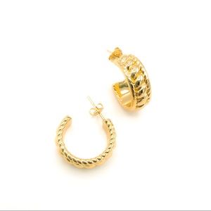 Gold Hoop Earrings | Tarnish Free Hypoallergenic